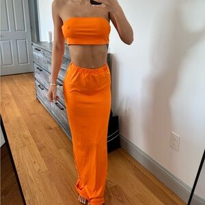 Two piece maxi skirt